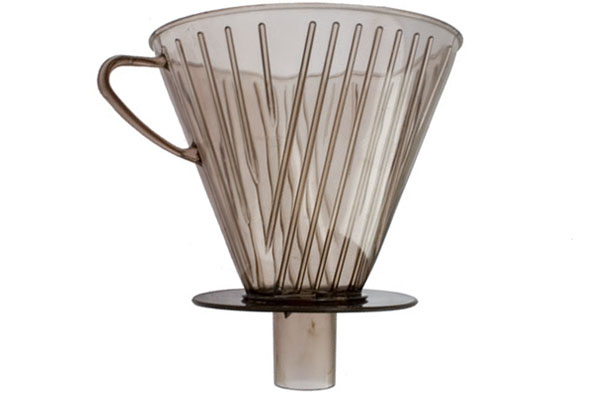 Koffiefilter voor 4-6 kopjes met tuit, transparant, Ø 12 cm