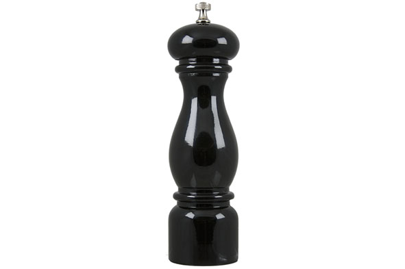 Torino pepermolen zwart gelakt 22 cm
