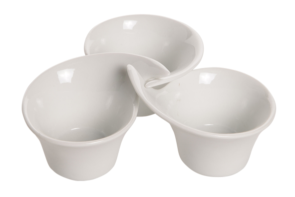 Apero Schale weiß Ø 7,5-9 cm 3er-Set