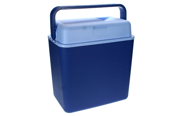 Koelbox elektrisch 24 l, 12 V, blauw