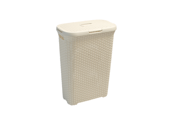 Natural Style wasbox, vintage wit, 40 l