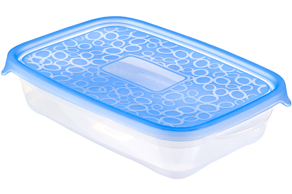 Take Away vershouddoos 4 x 1 l, blauw, rechthoekig
