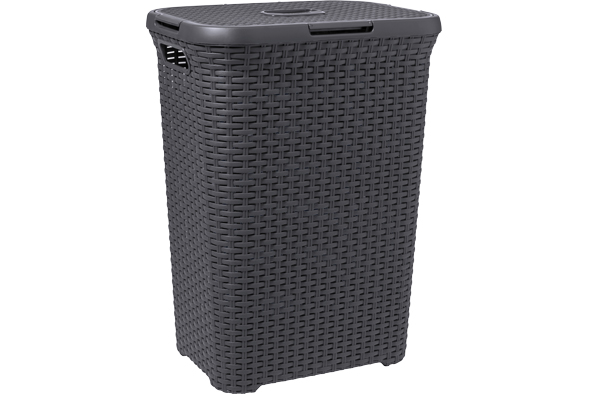Natural Style Wäschebox, anthrazit, 60 l