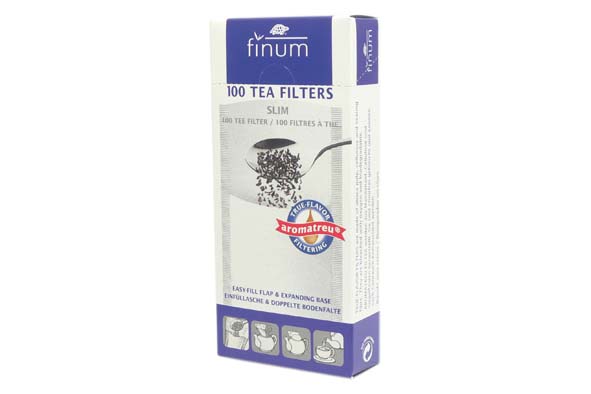 100 theefilters S, 75 x 155 mm, voor 4 koppen