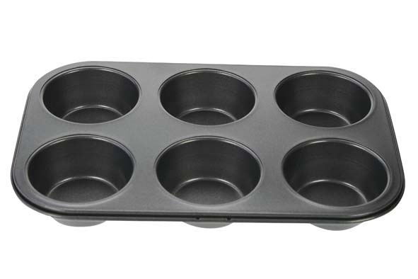 Backform 6 Muffins 26,5 x 18,5 cm Formen Ø 6,5 x H 3 cm