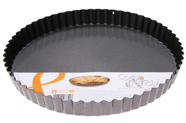 Taartvorm met losse bodem, Ø 24 cm, zwart
