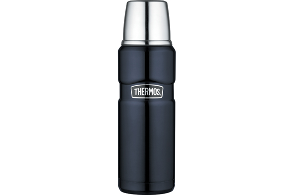 King fles 0,47 l blauw Ø 7 x H 25,5 cm