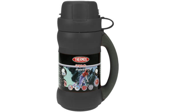 Premier Isolierflasche 0.5 l schwarz Kunststoff Glas