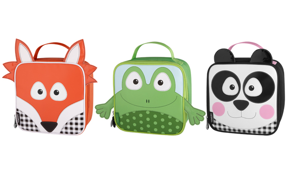 Forest Friends lunchrugzak set van 3 kikker panda vos