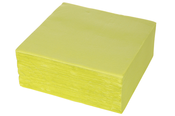 Ct Prof servet kiwi 38 x 38 cm textiel-touch, set van 40