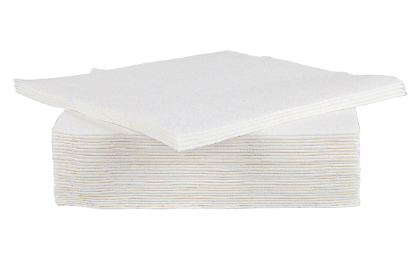 Ct Prof servet set van 40, 38 x 38 cm, wit papier