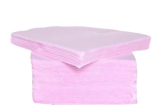 Ct Prof servet set van 40 25 x 25 cm papier roze