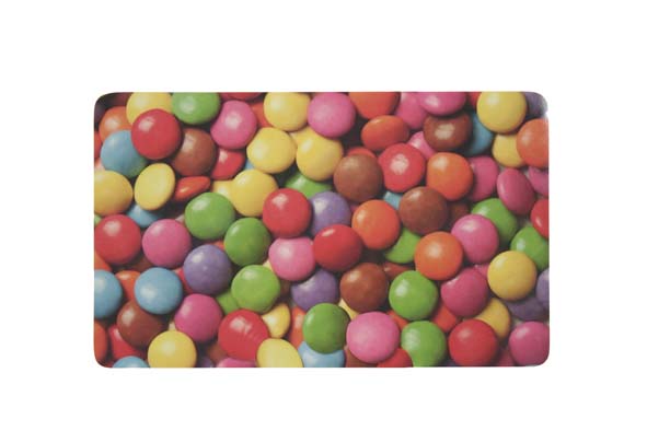 Ontbijtplankje Bonbons natuur 23,5 x 14,5 cm