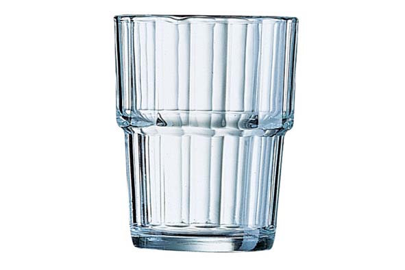 Norvege tumbler 200 ml, set van 6, transparant